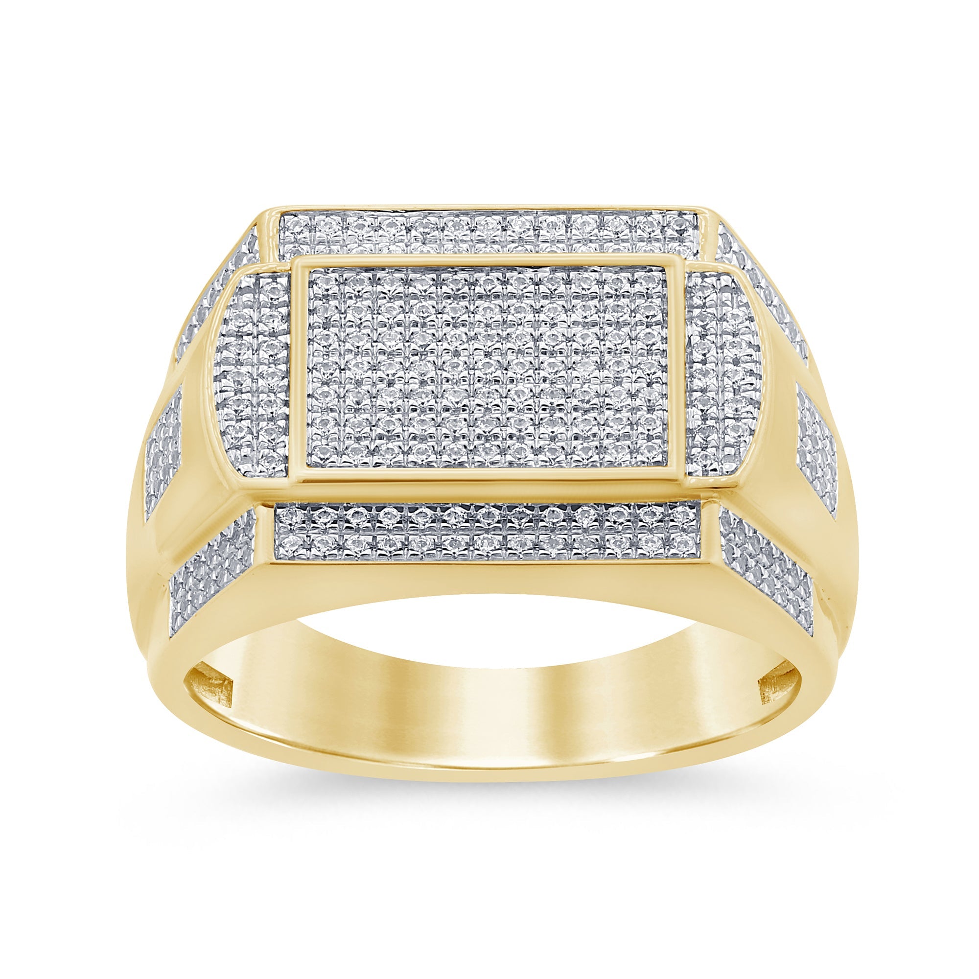 Anillo En Oro Amarillo De 14K .52Ct