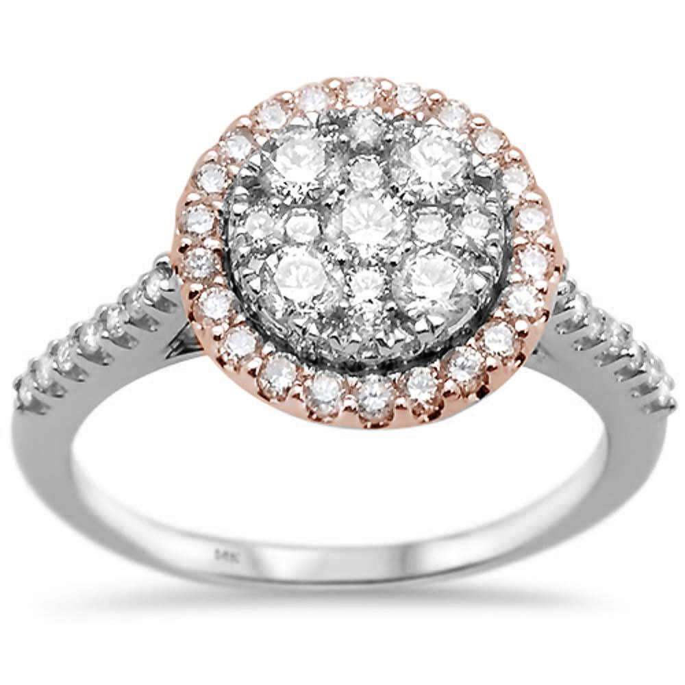 Anillo Solitaire De Diamante De 14K .92Ct