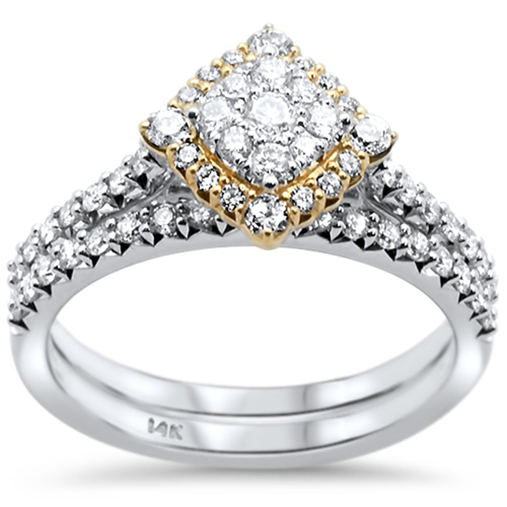 Anillo De Diamante En Oro De 14K .73Ct