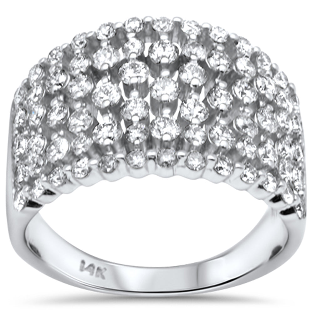 Anillo De Diamante En Oro Blanco De 14K 1.51Ct