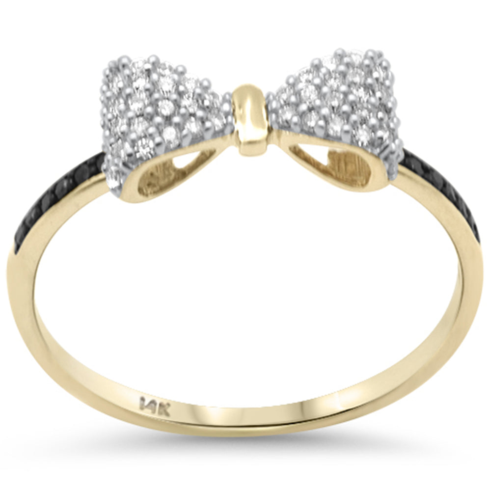 Anillo De Diamante En Oro Amarillo De 14K .23Ct