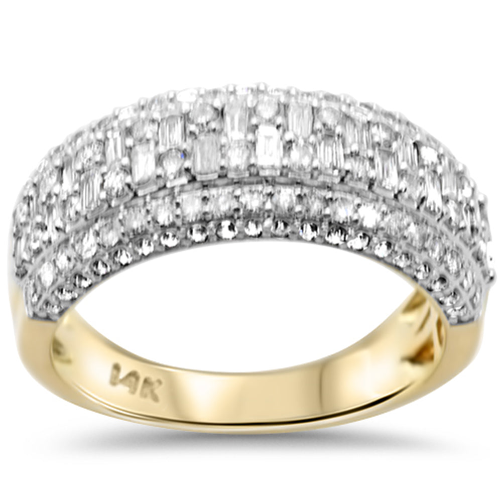 Anillo De Diamante En Oro Amarillo De 14K 1.54Ct