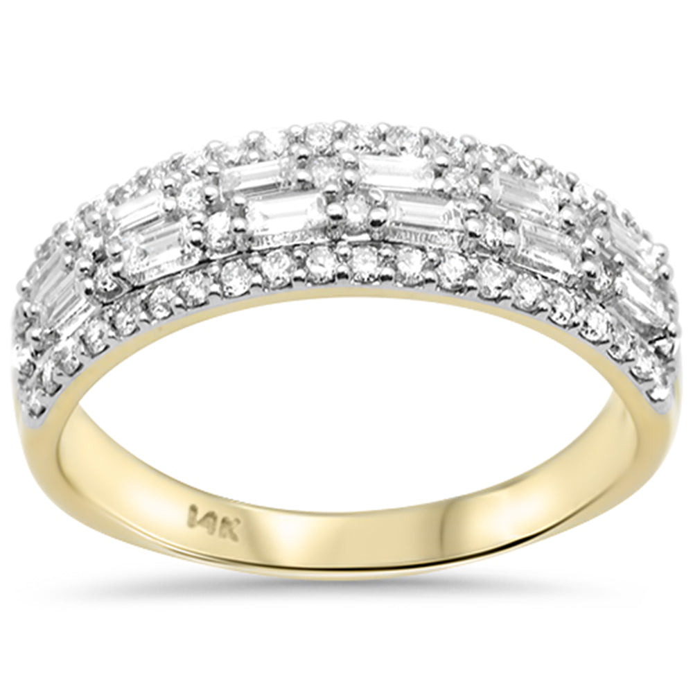 Anillo De Diamante En Oro Amarillo De 14K 1.03Ct