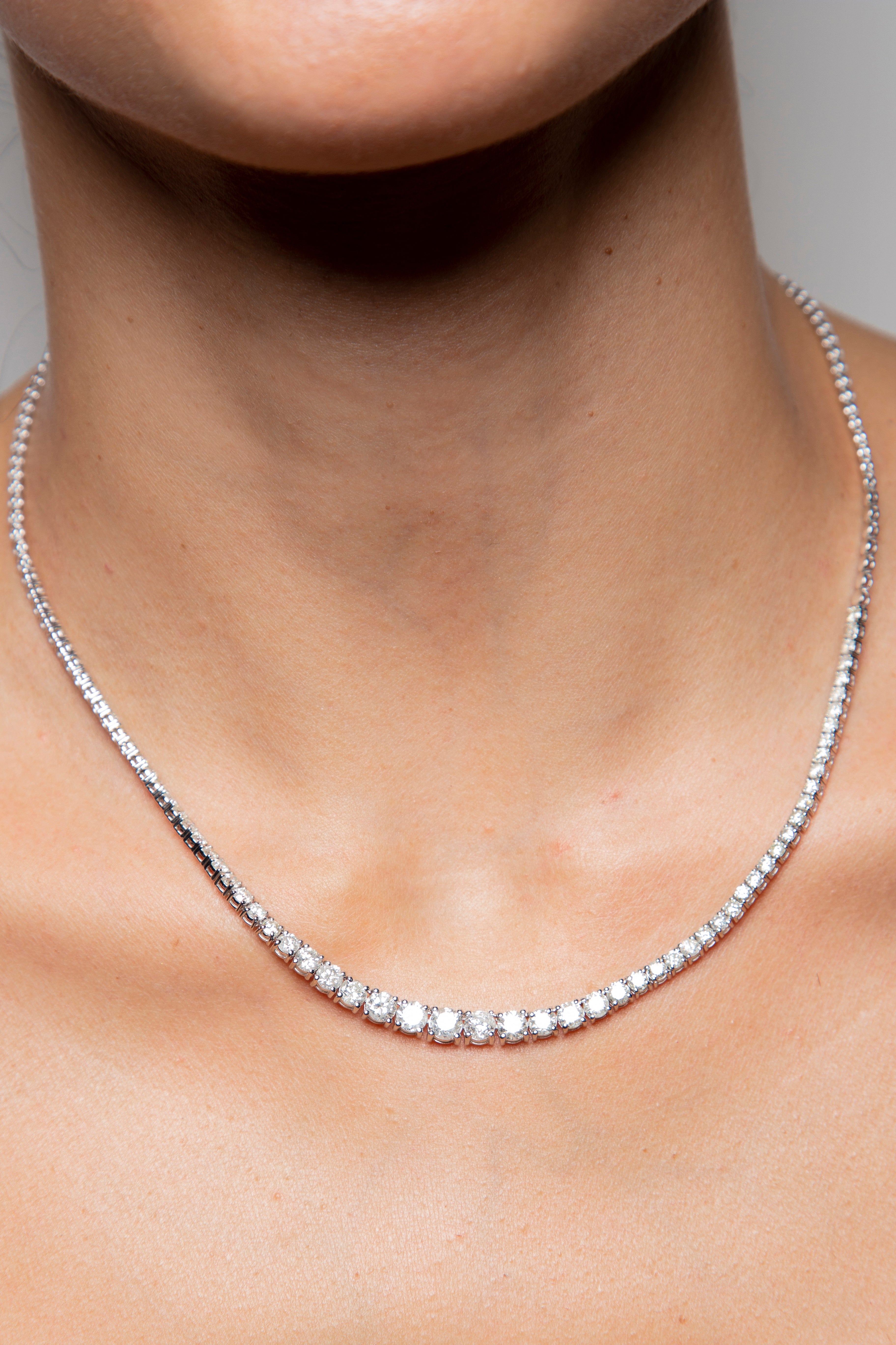 Riviera Diamante Oro Blanco 14K 6.5 ct.