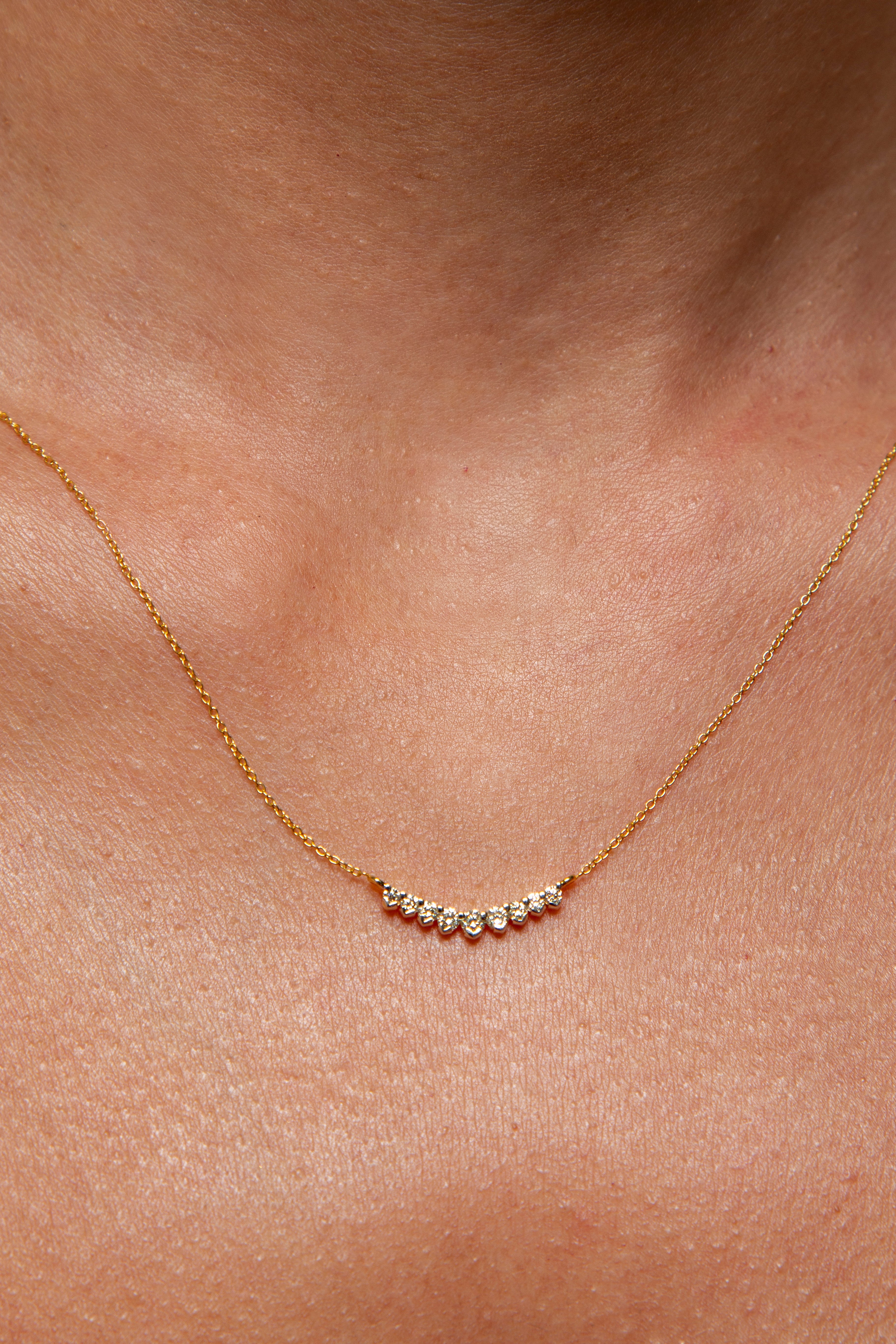 Collar Diamante Oro Amarillo 14K 0.34 ct.