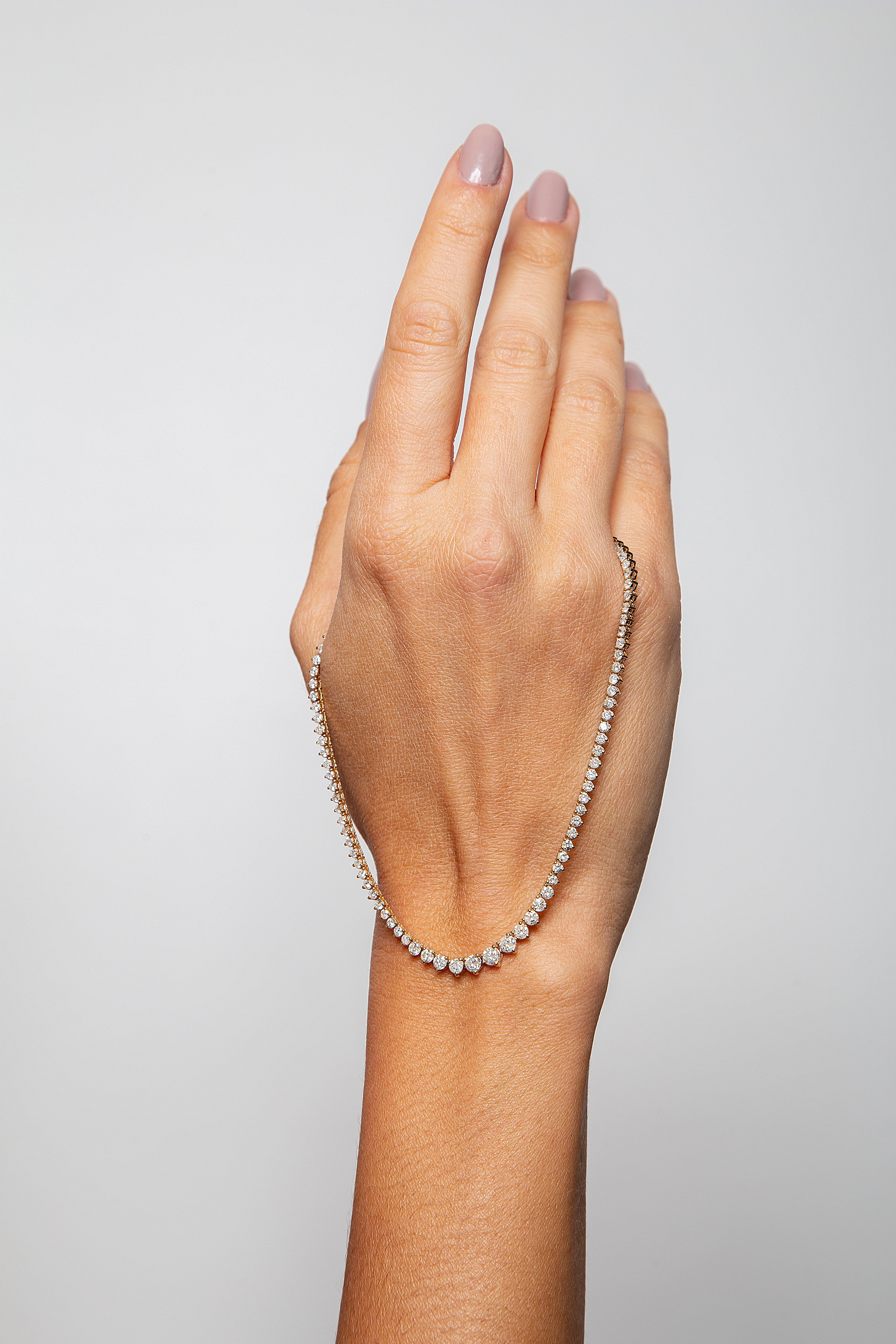 Collar Riviera Diamante Oro Amarillo 14K 3.45 ct.