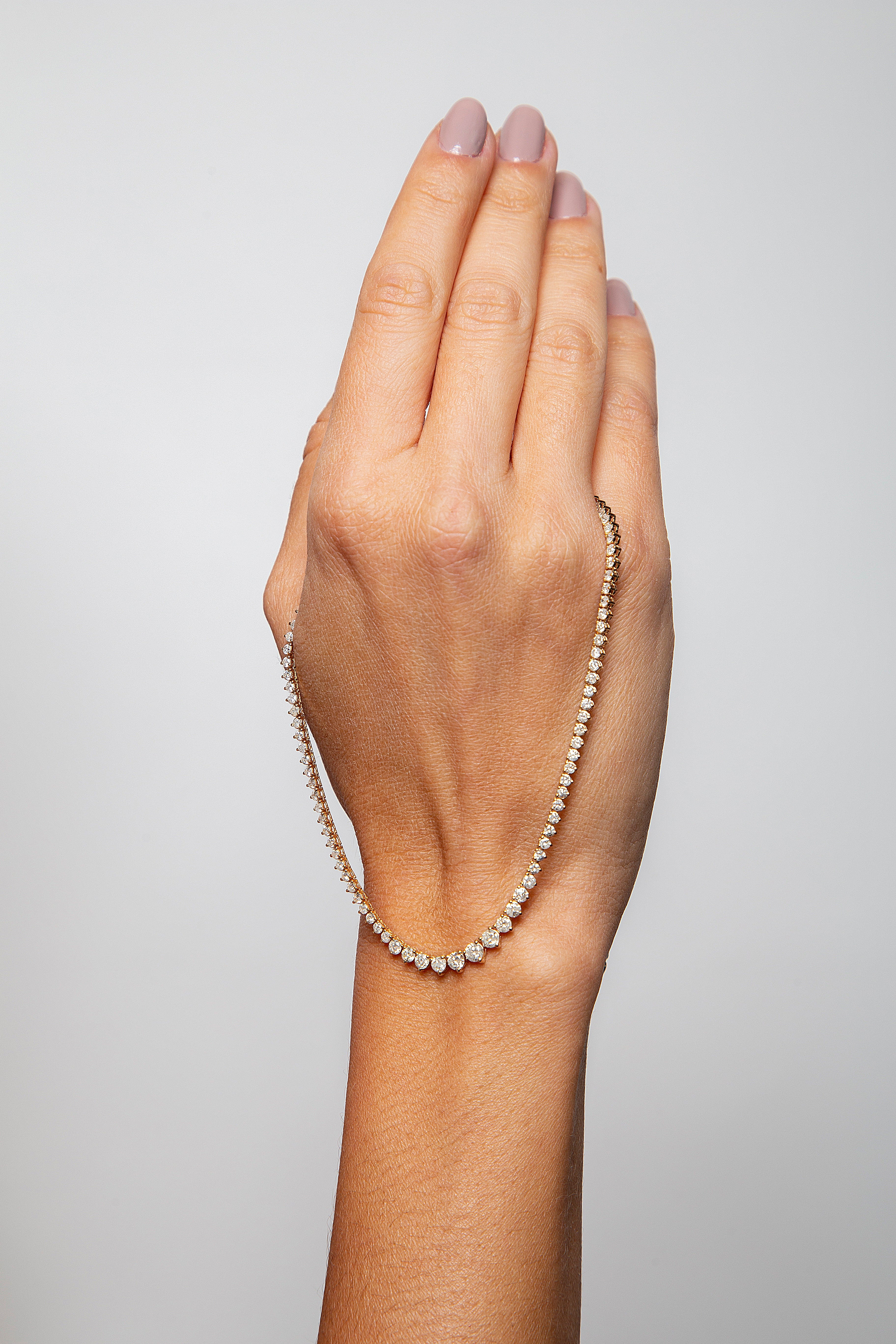 Collar Riviera Diamante Oro Amarillo 14K 3.45 ct.