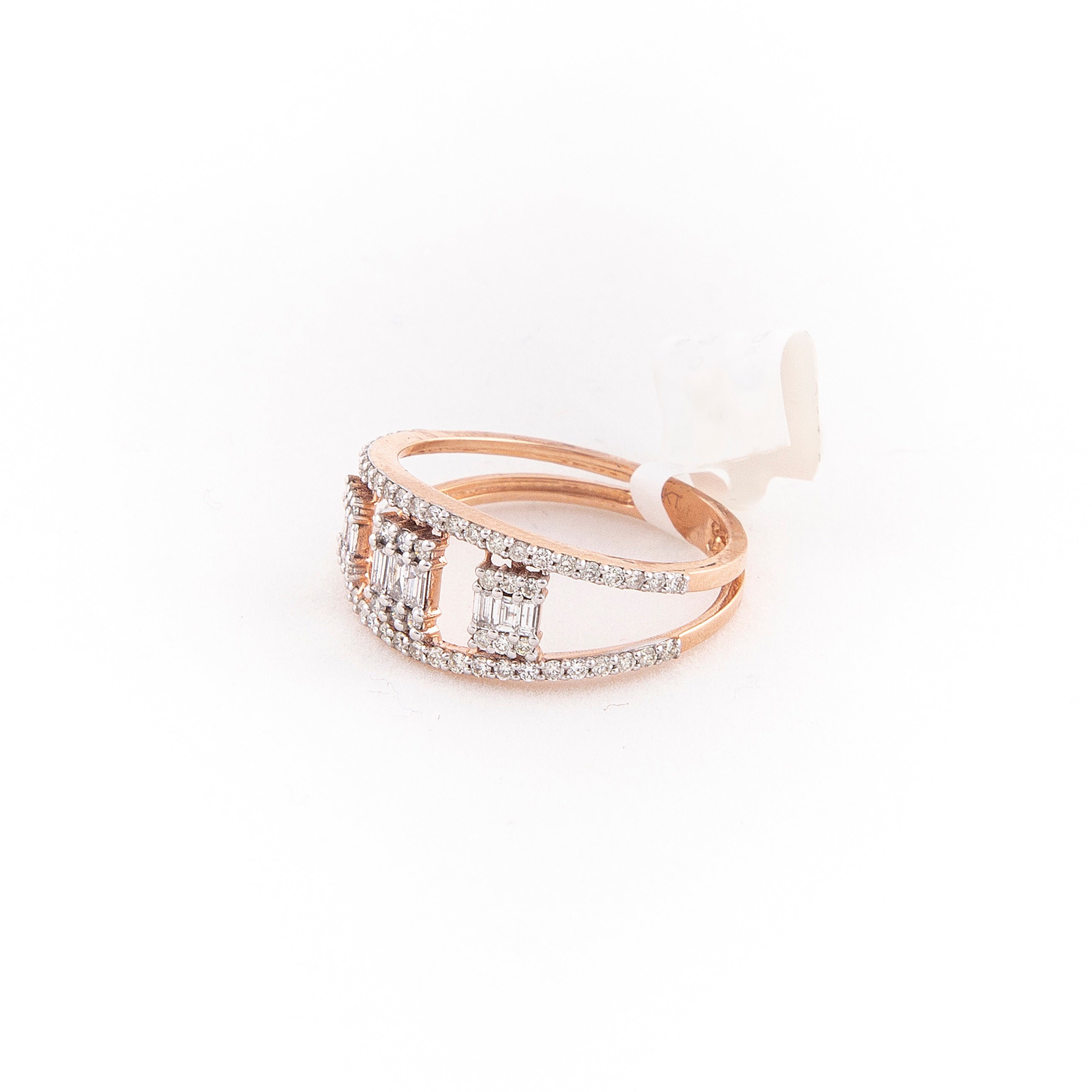 Anillo Diamante Oro Rosa 14K 0.62 ct.