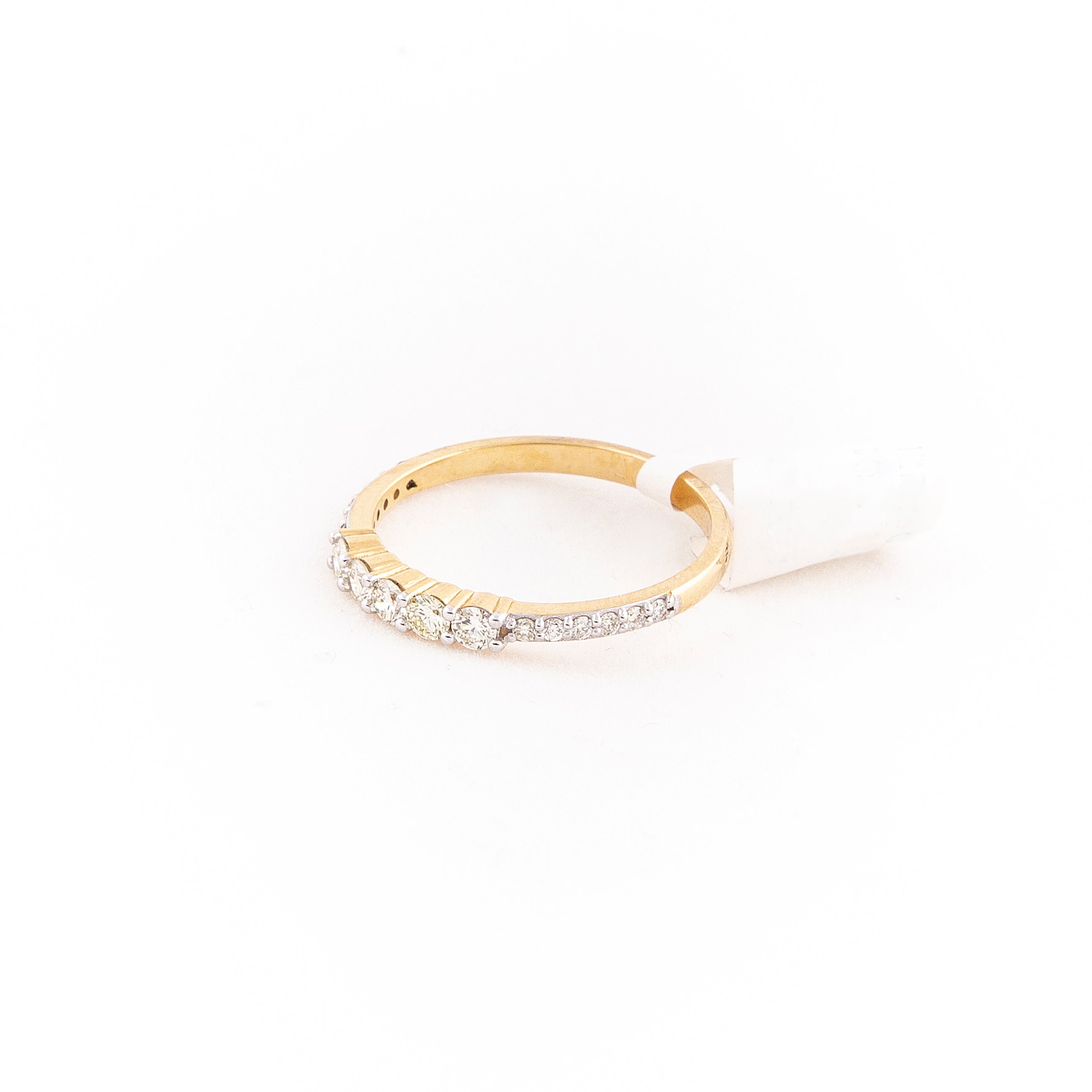 Anillo Churumbela Diamante Oro Rosa 14K 0.43 ct.