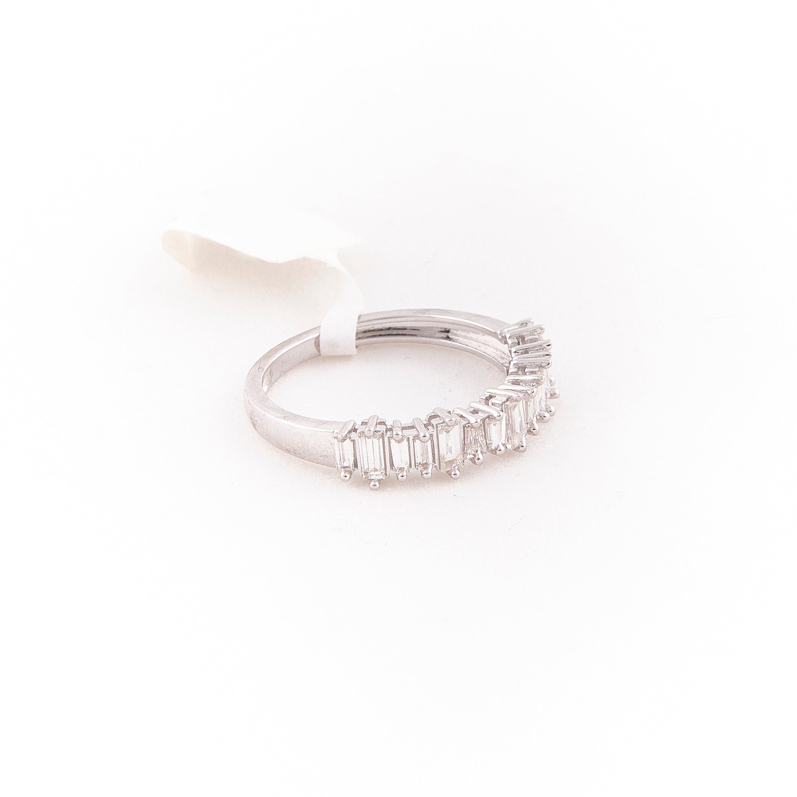 Anillo Churumbela Multi Shape Diamante Oro Blanco 14K 0.65 ct.