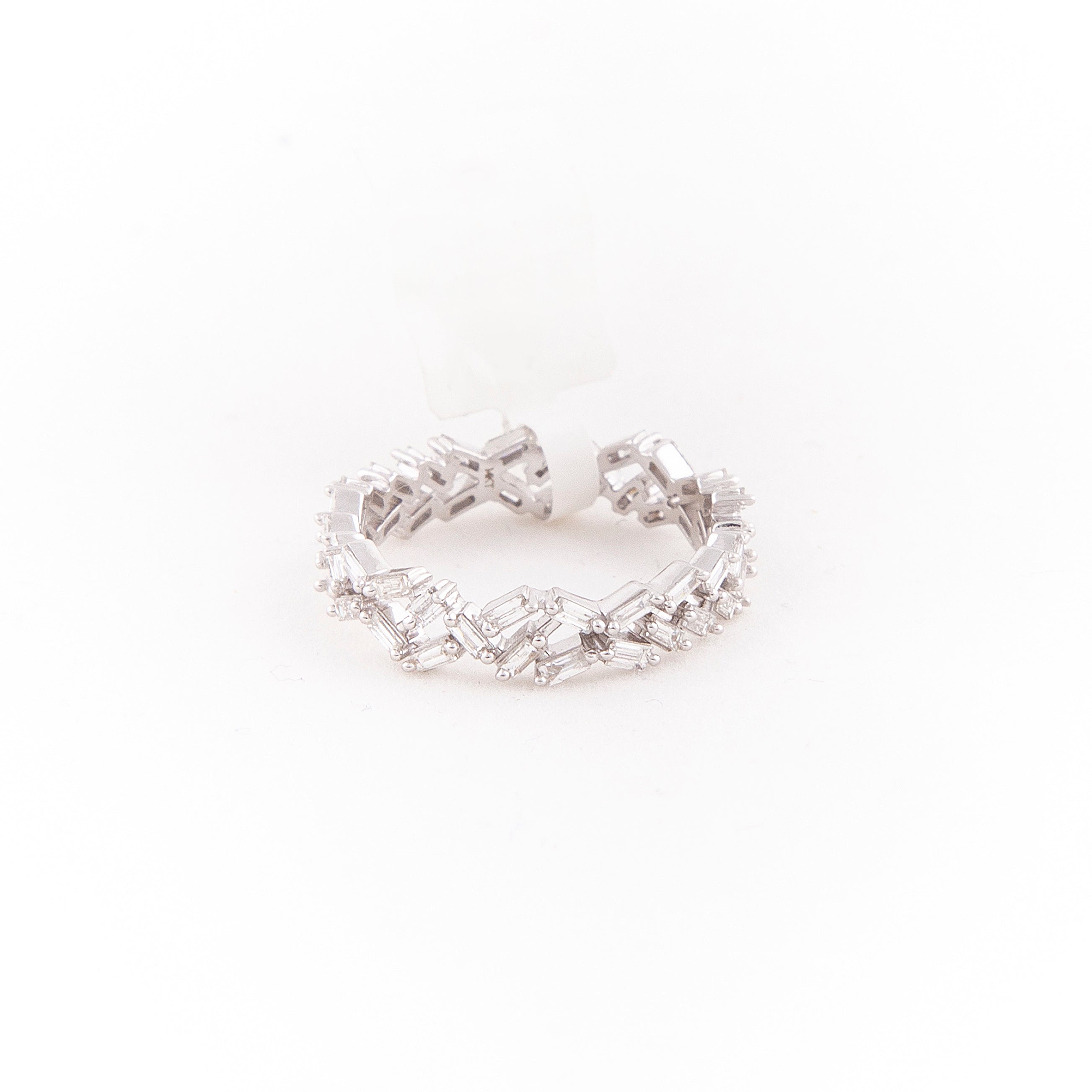 Anillo Churumbela Diamante Oro Blanco 14K 1.01 ct.