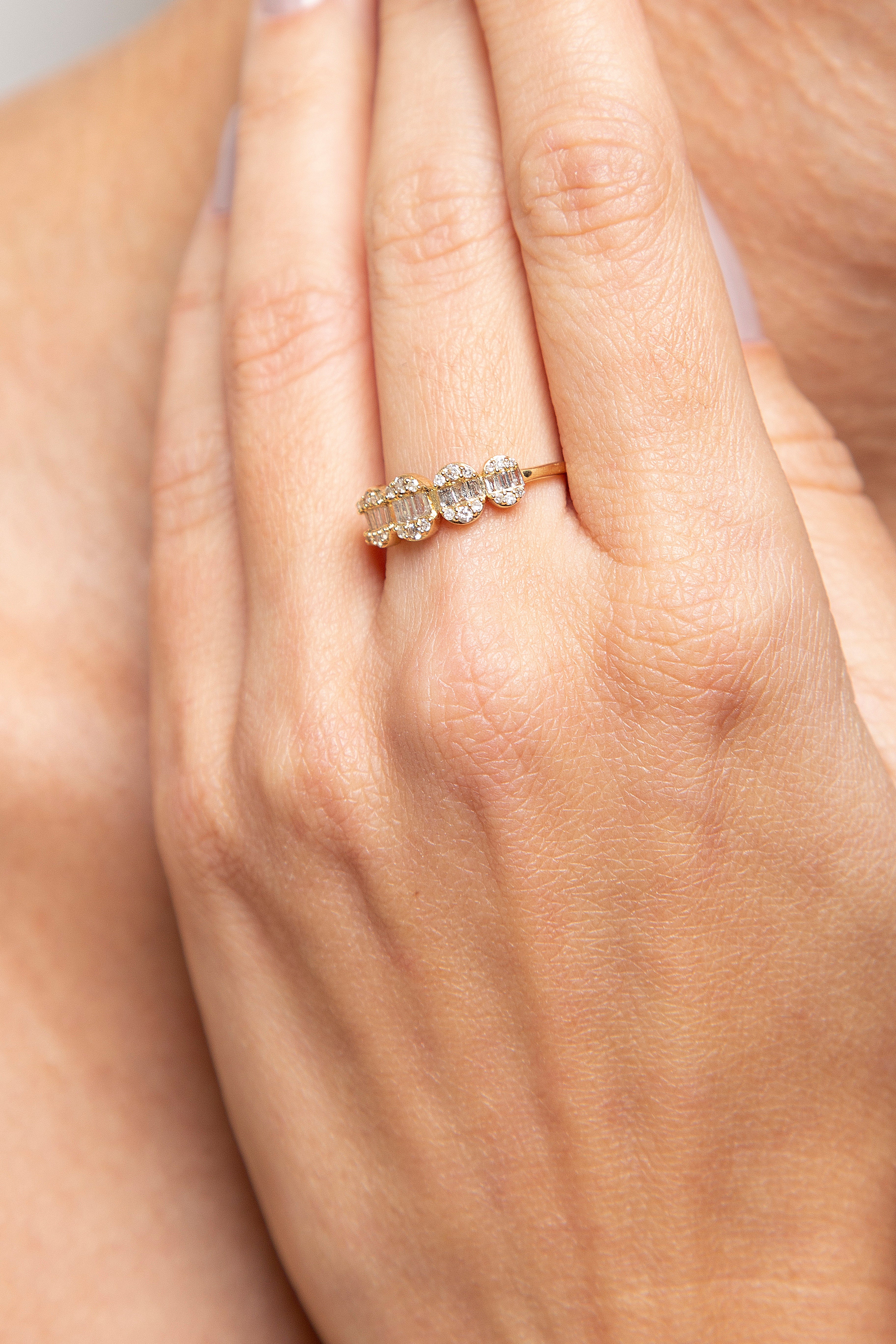 Anillo Diamante Oro Amarillo 14K 0.5 ct.