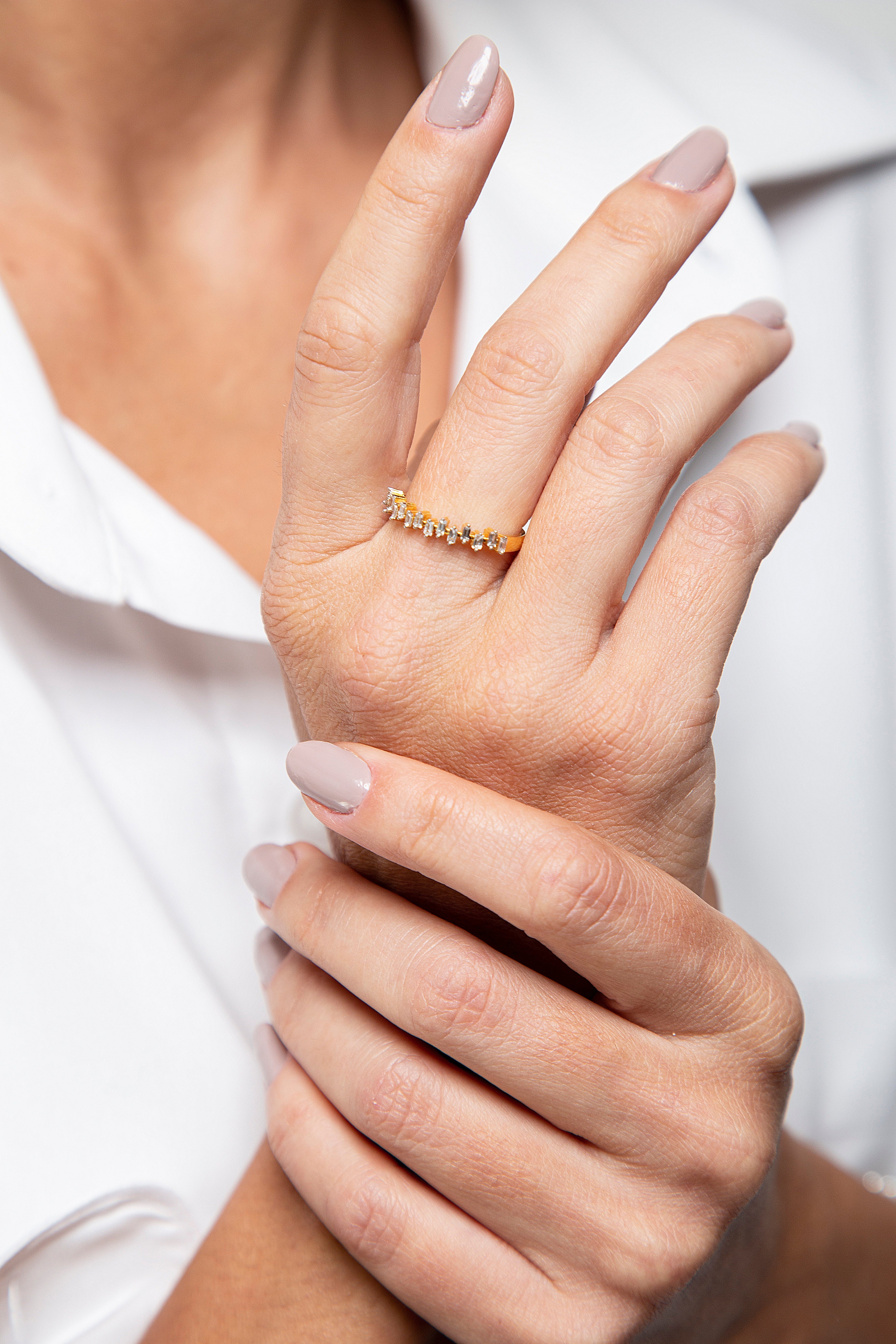 Anillo Churumbela Diamante Oro Amarillo 14K 0.62 ct.