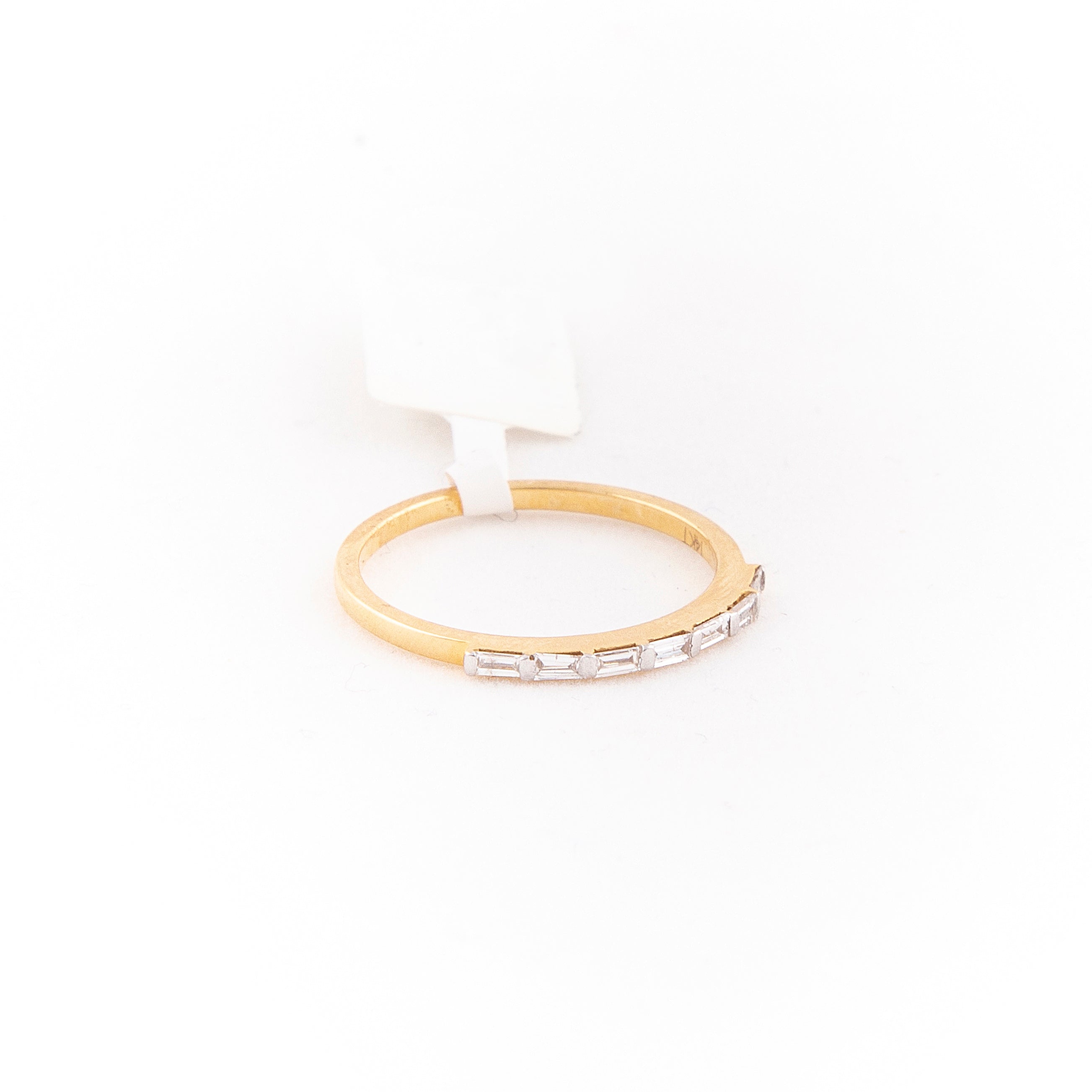 Anillo Churumbela Diamante Oro Amarillo 14K 0.15 ct.