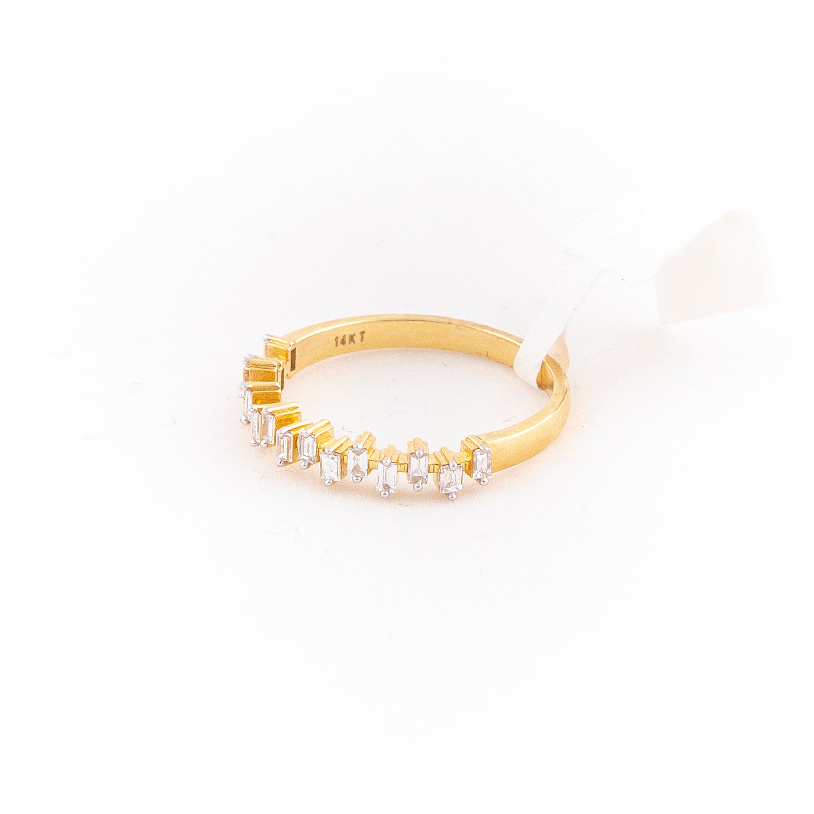 Anillo Churumbela Multi Shape Diamante Oro Amarillo 14K 0.29 ct.