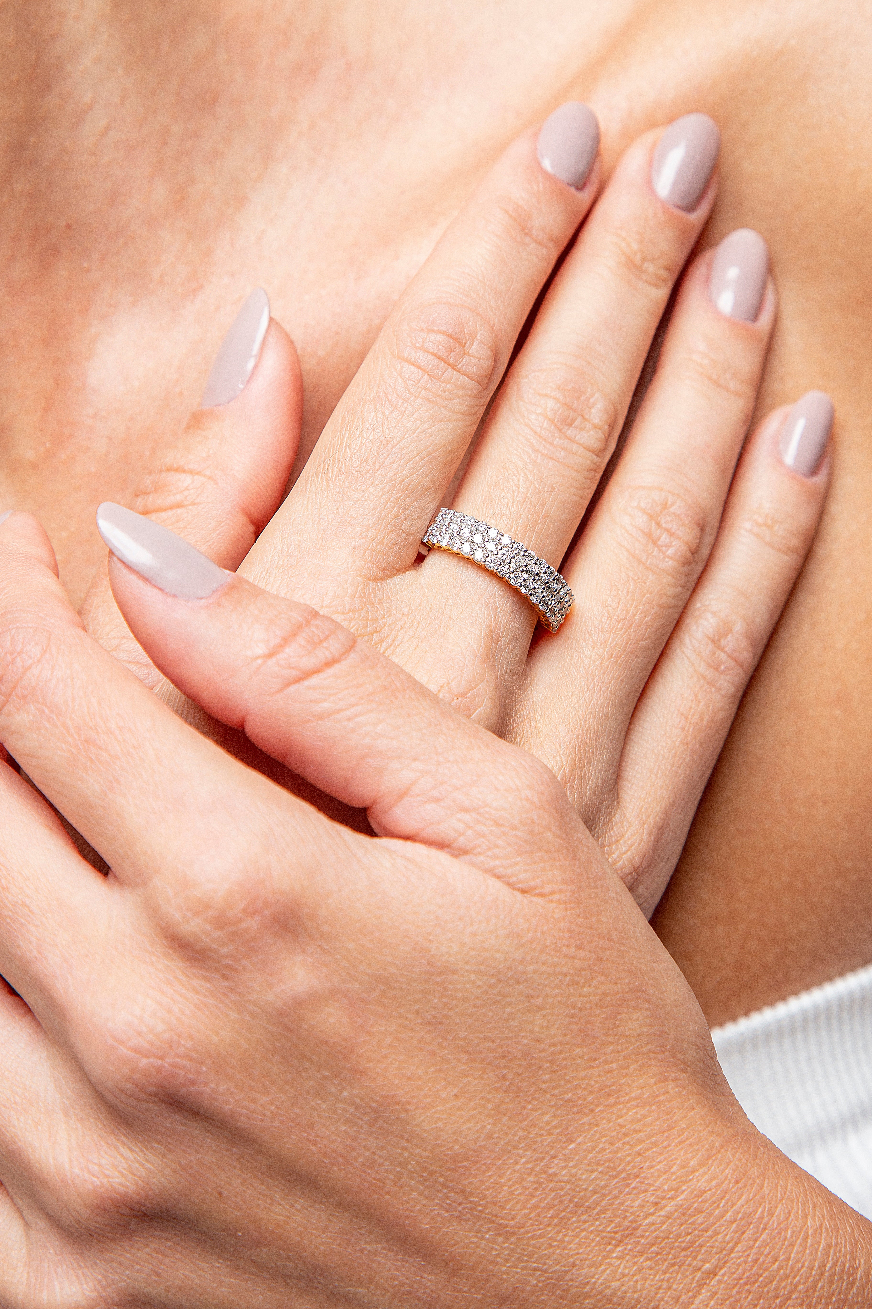 Anillo Churumbela Diamante Oro Amarillo 14K 1.14 ct.