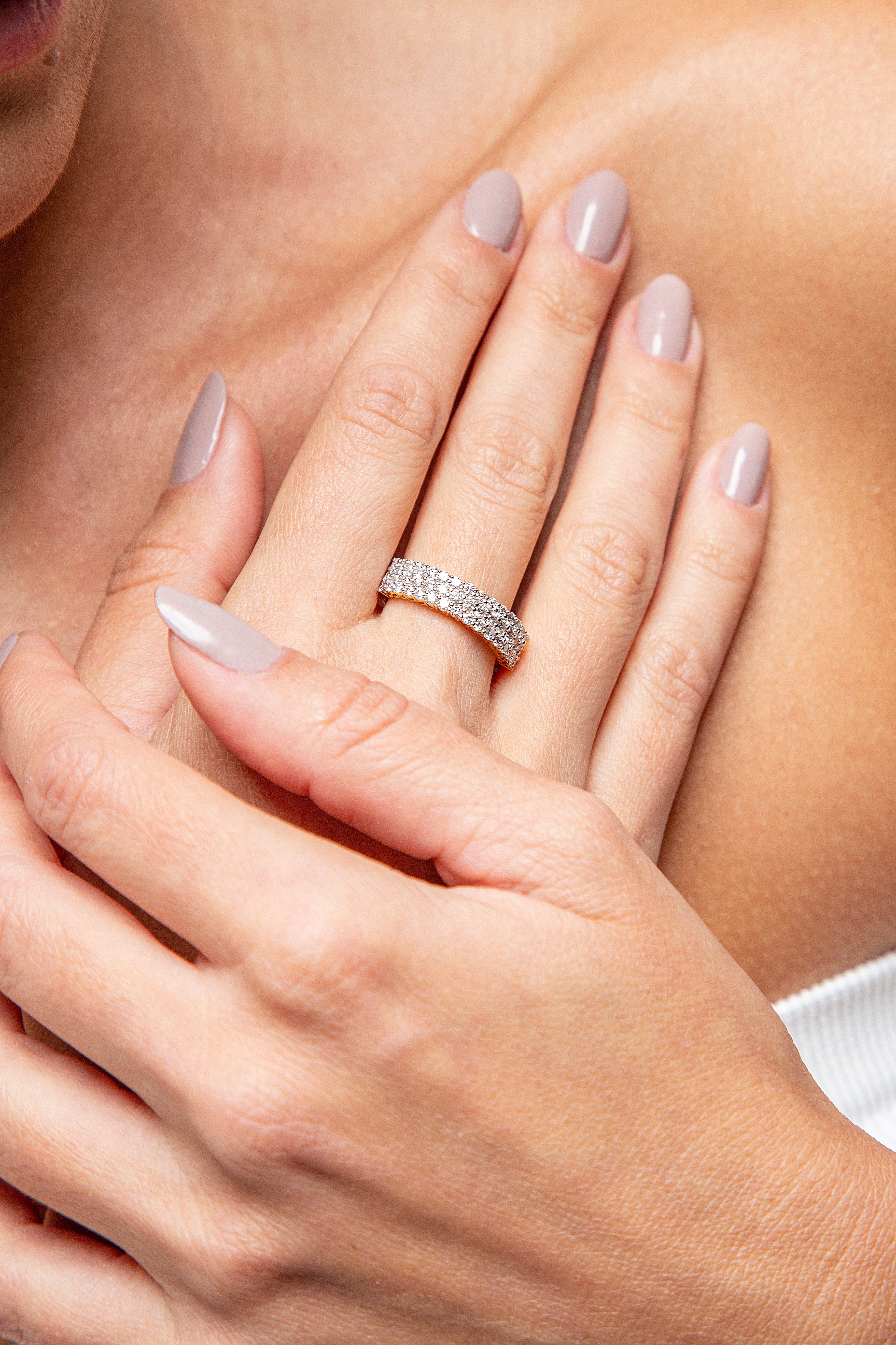 Anillo Churumbela Diamante Oro Amarillo 14K 1.14 ct.