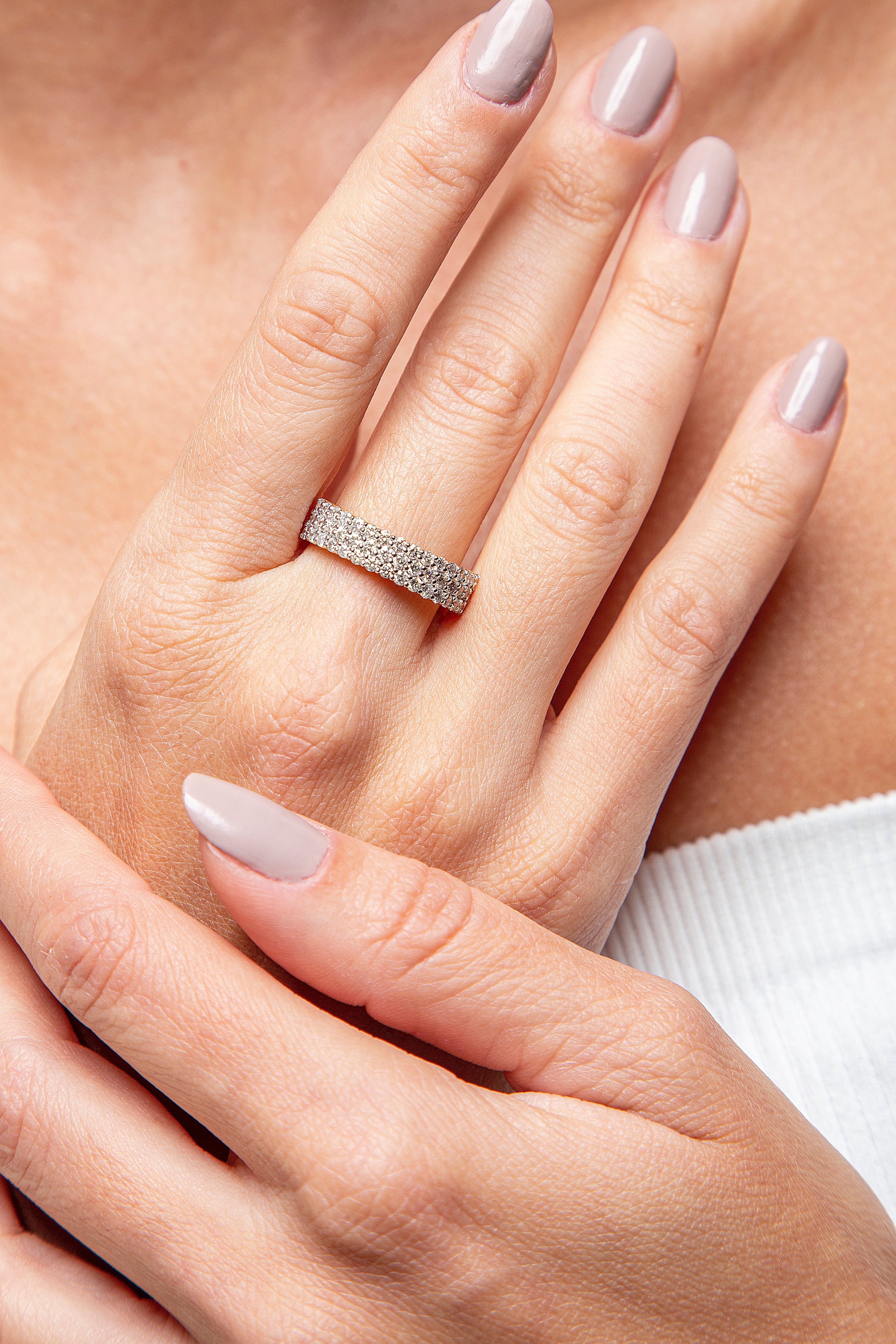 Anillo Churumbela Diamante Oro Amarillo 14K 1.14 ct.