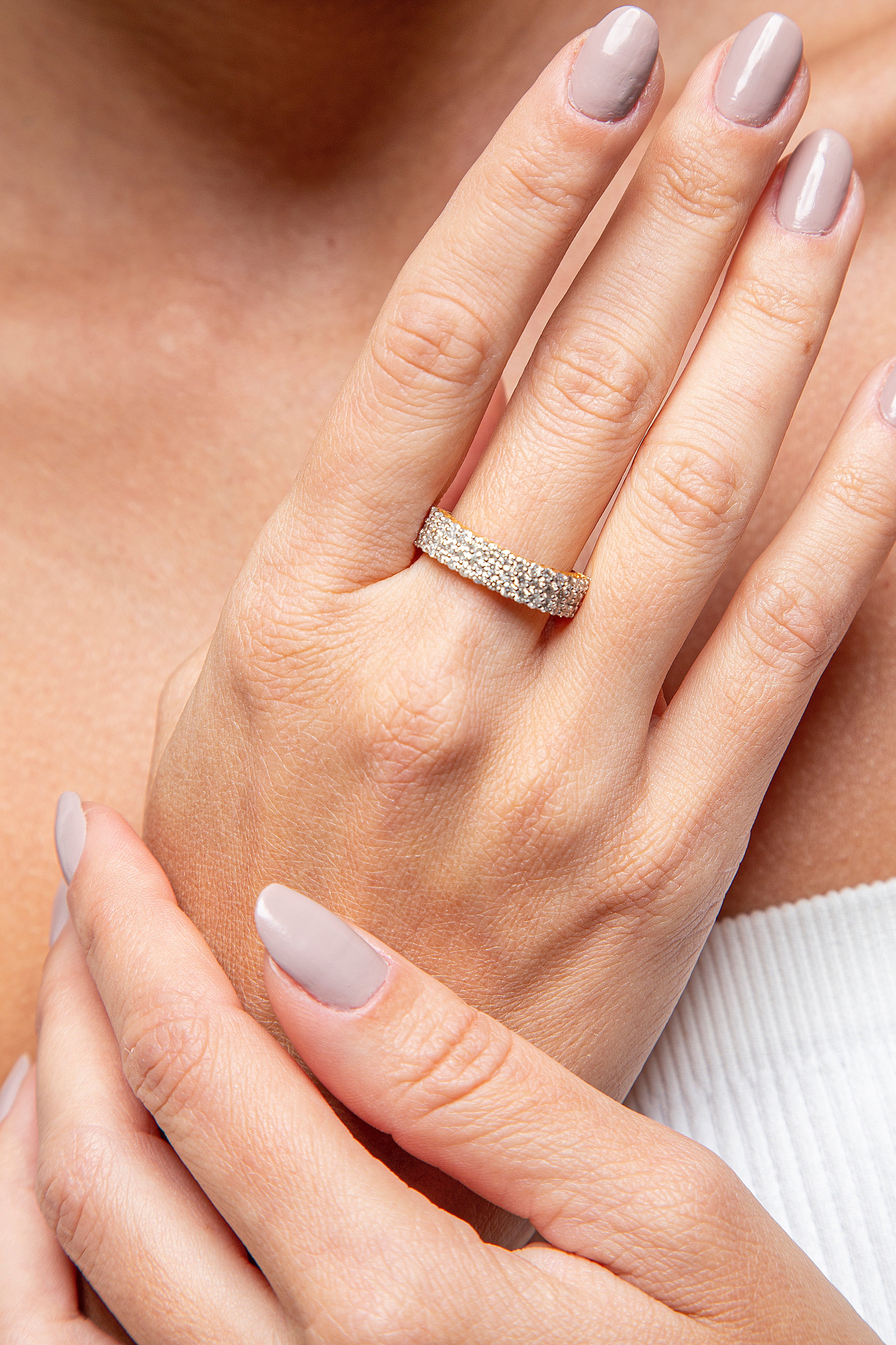 Anillo Churumbela Diamante Oro Amarillo 14K 1.14 ct.