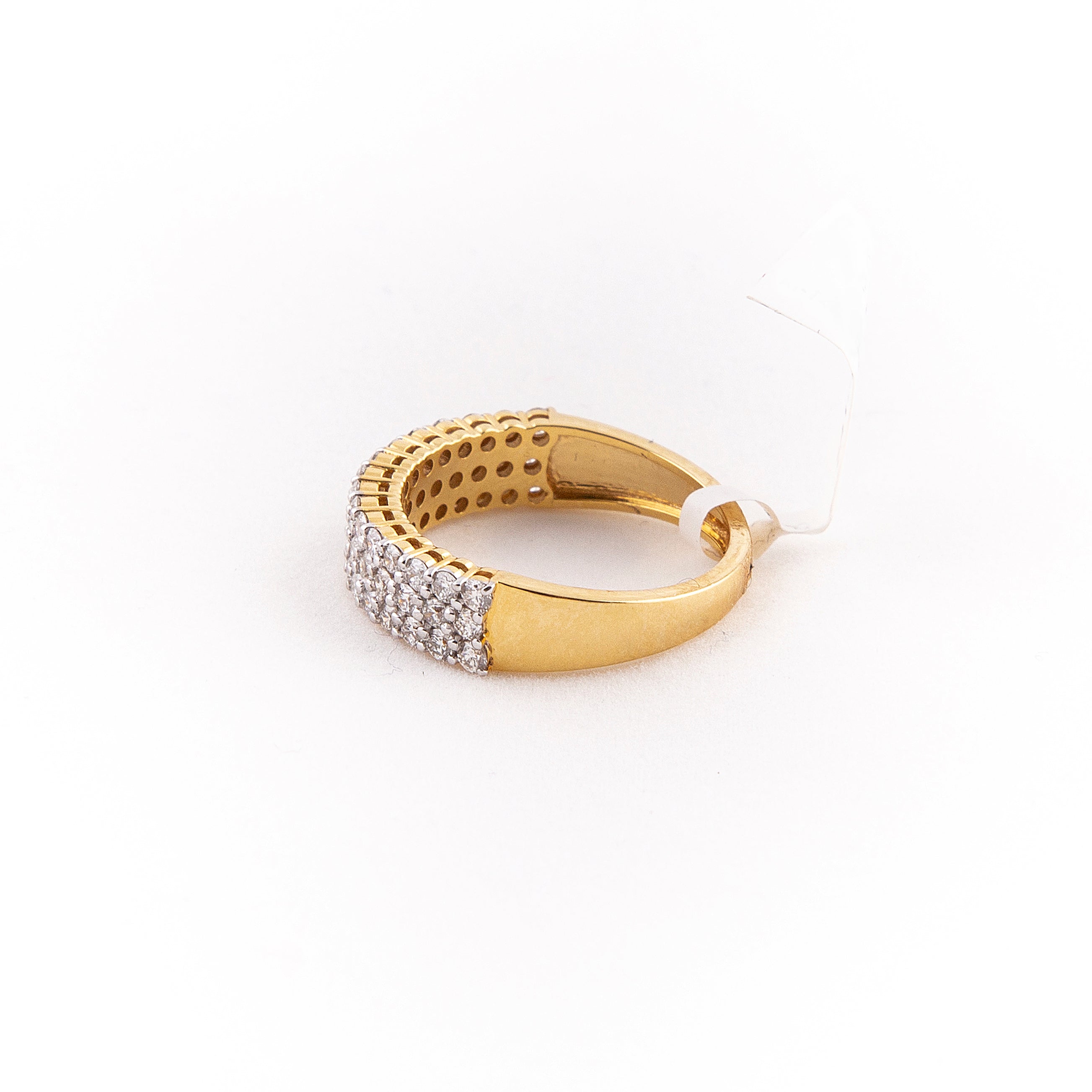 Anillo Churumbela Diamante Oro Amarillo 14K 1.14 ct.