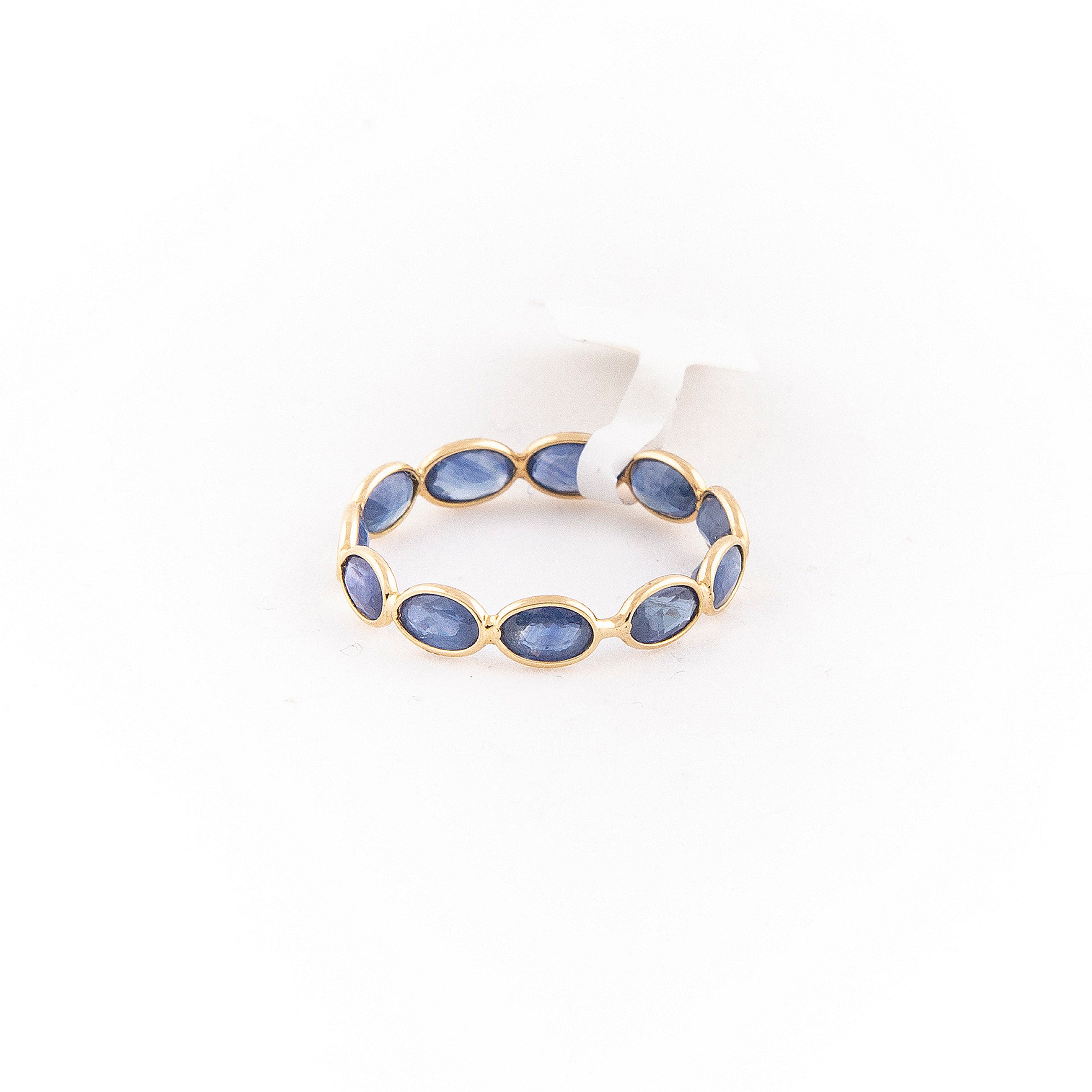 Anillo Churumbela Zafiro Oro Amarillo 18K 2.95 ct.