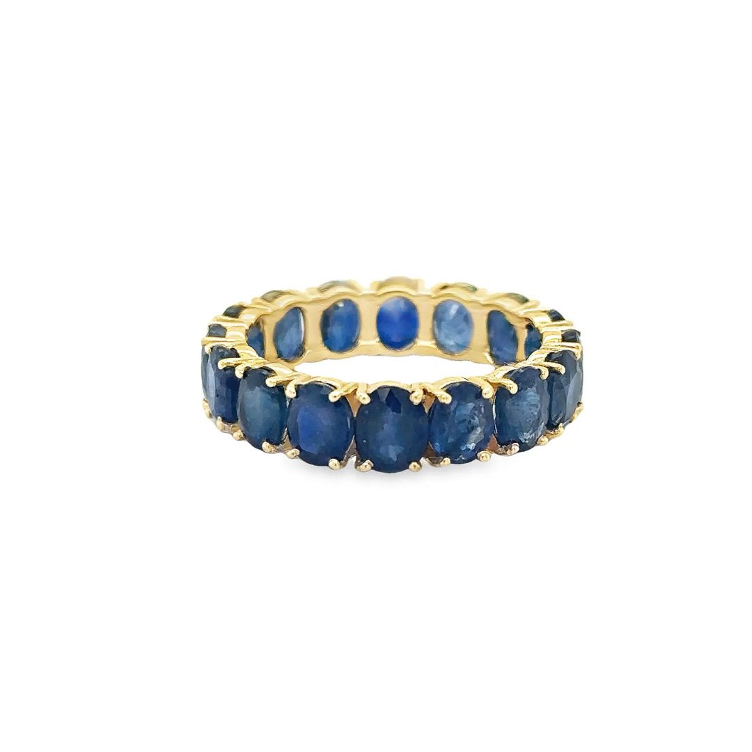 Anillo de Zafiro oro 14k, 6.5 CT