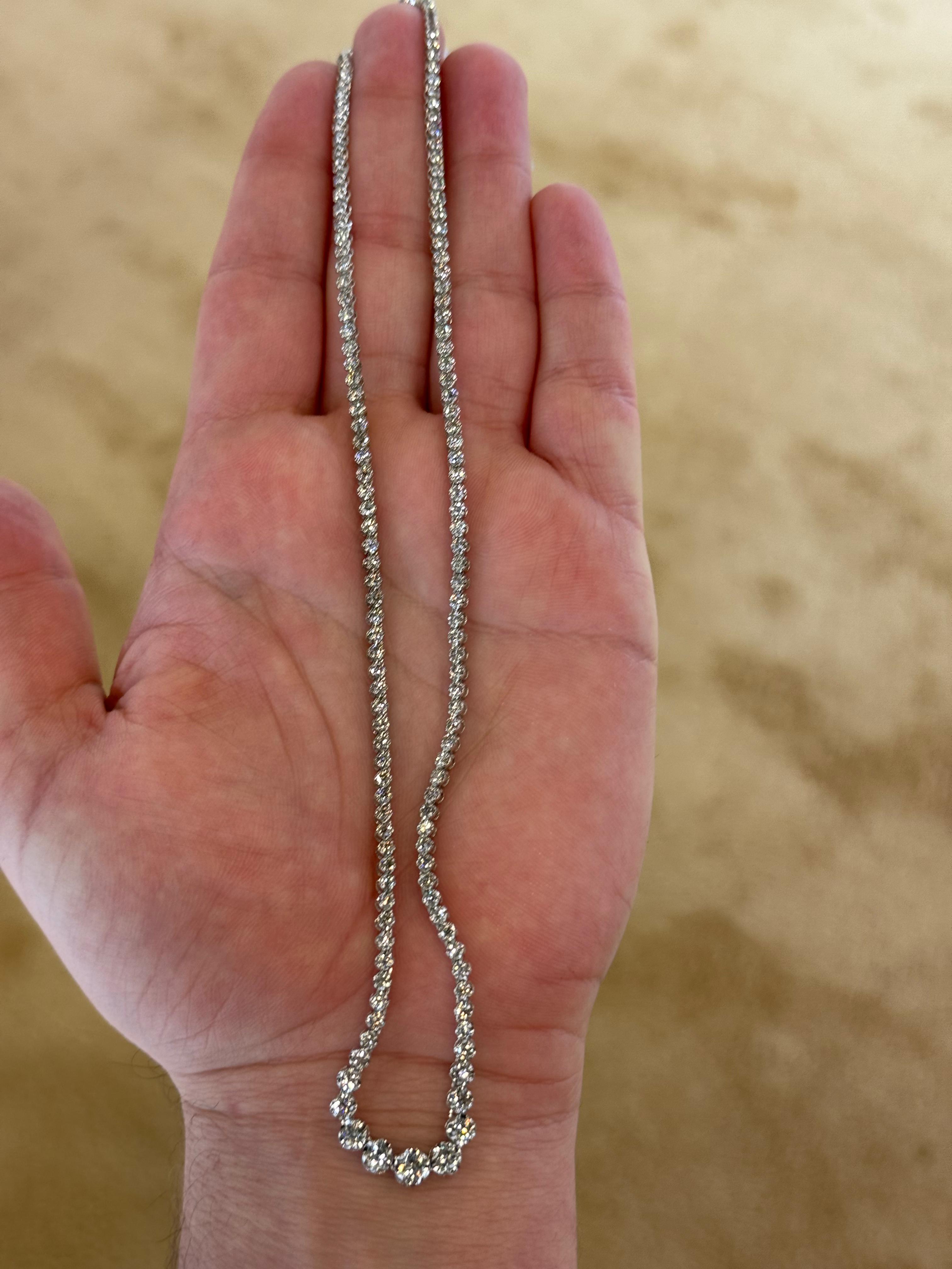 Collar de Platino  con Diamante