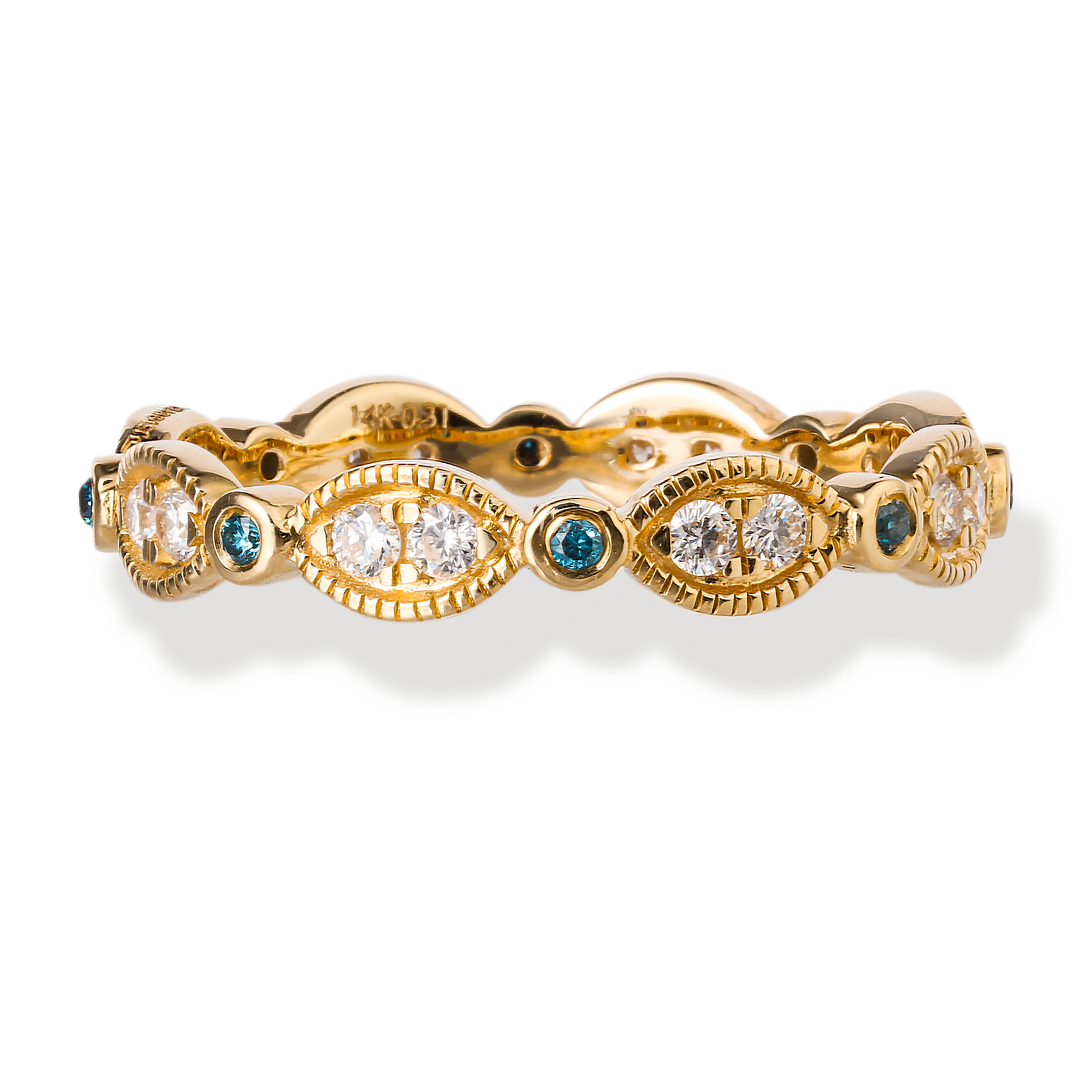 Anillo De Diamantes 0.33 Ct.