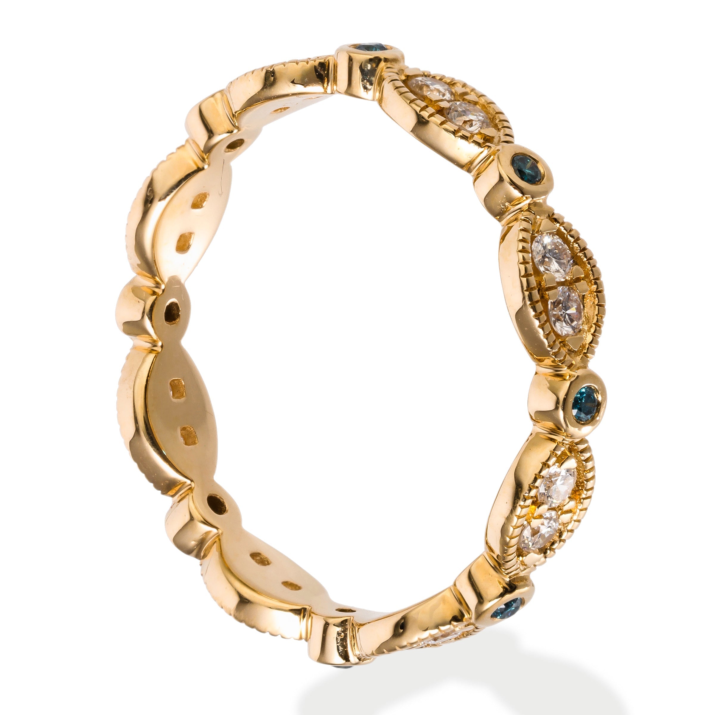 Anillo De Diamantes 0.33 Ct.