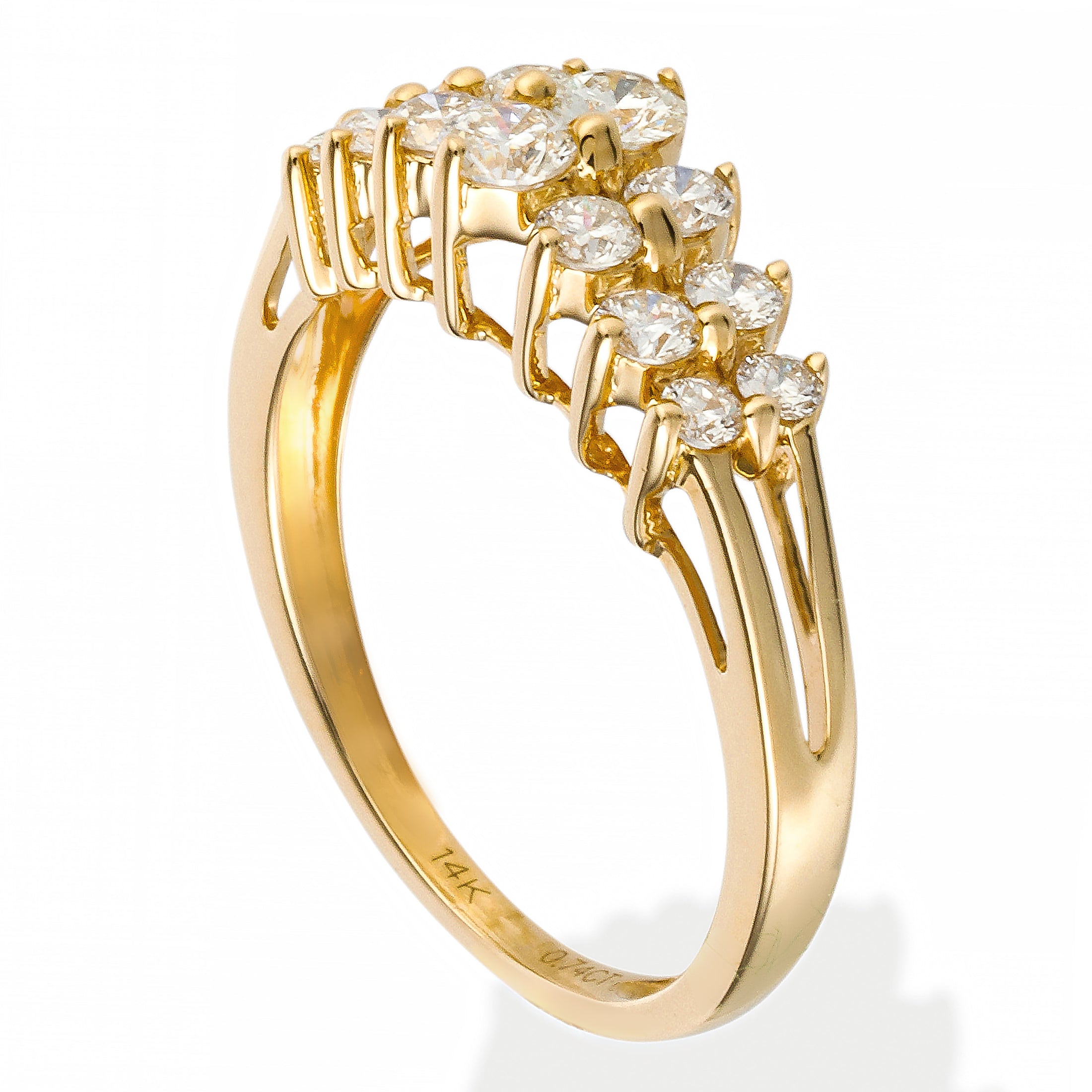 Anillo De Diamantes, 0.74 CT