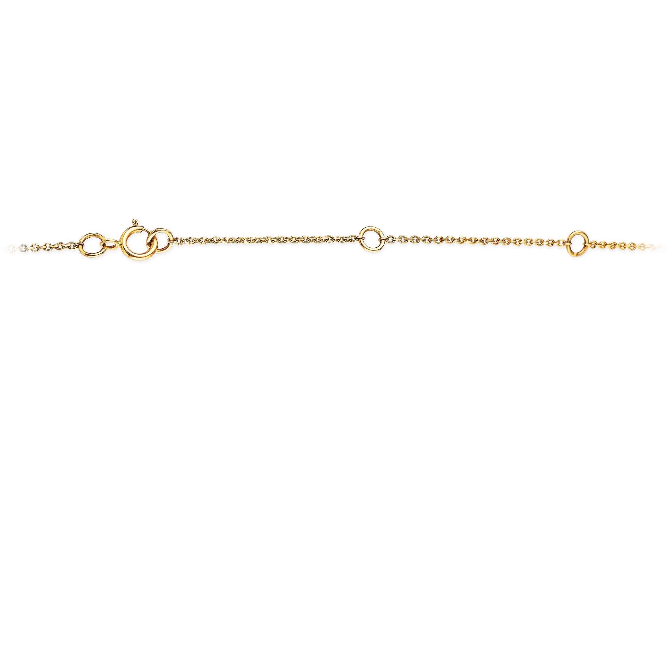 Collar Curvo De 9 Piezas Con Diamantes De 14Kt, 0.27 CT