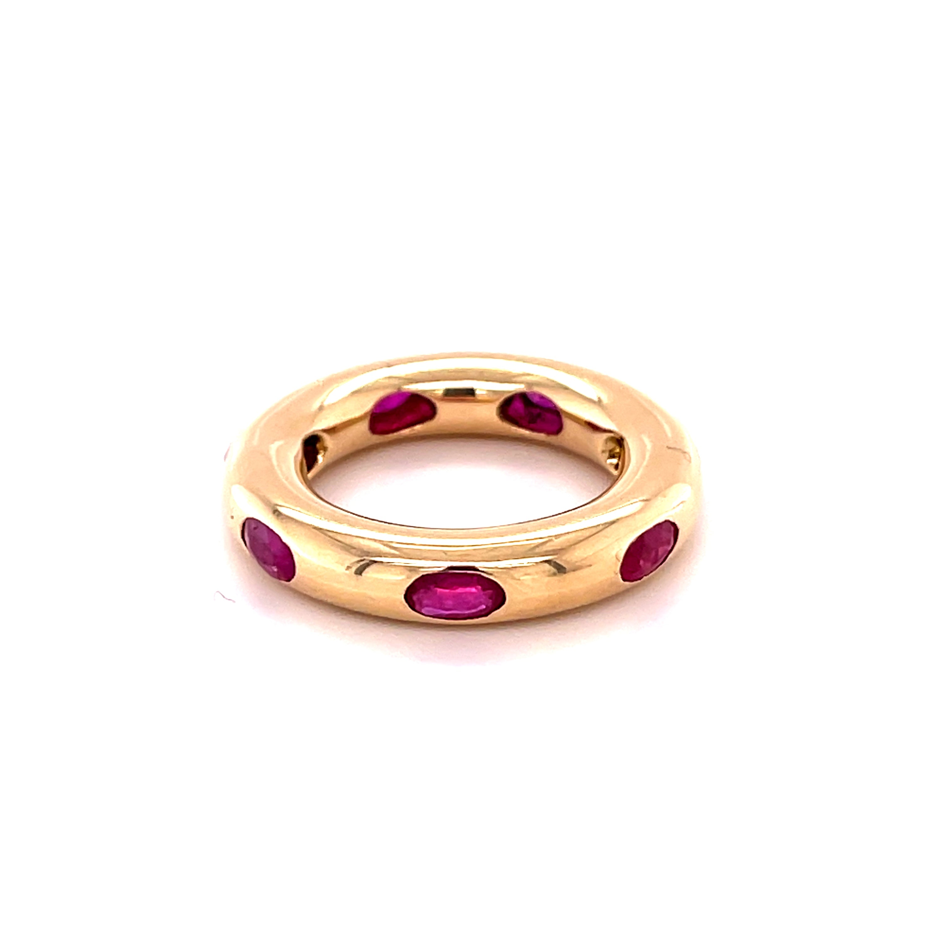 Anillo Rubí Oro Amarillo De 14Kt 2.03 Ct.