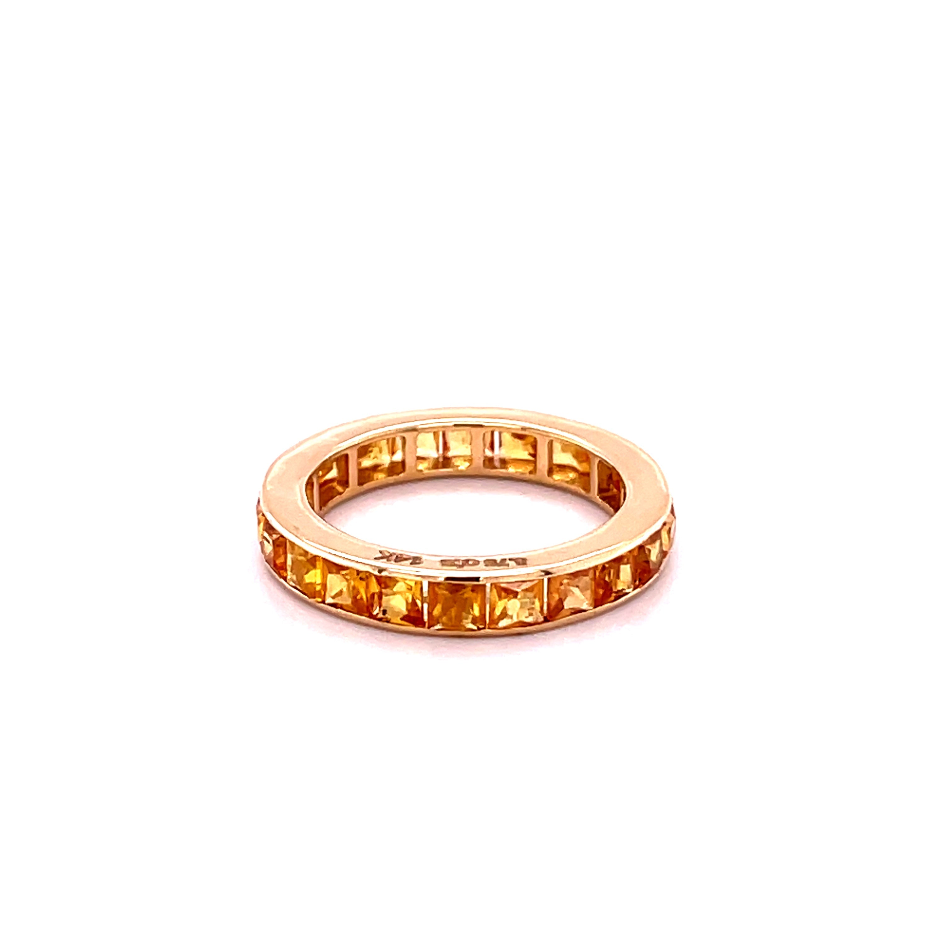 Anillo De Zafiro De Oro De 14K 3.75 Ct.
