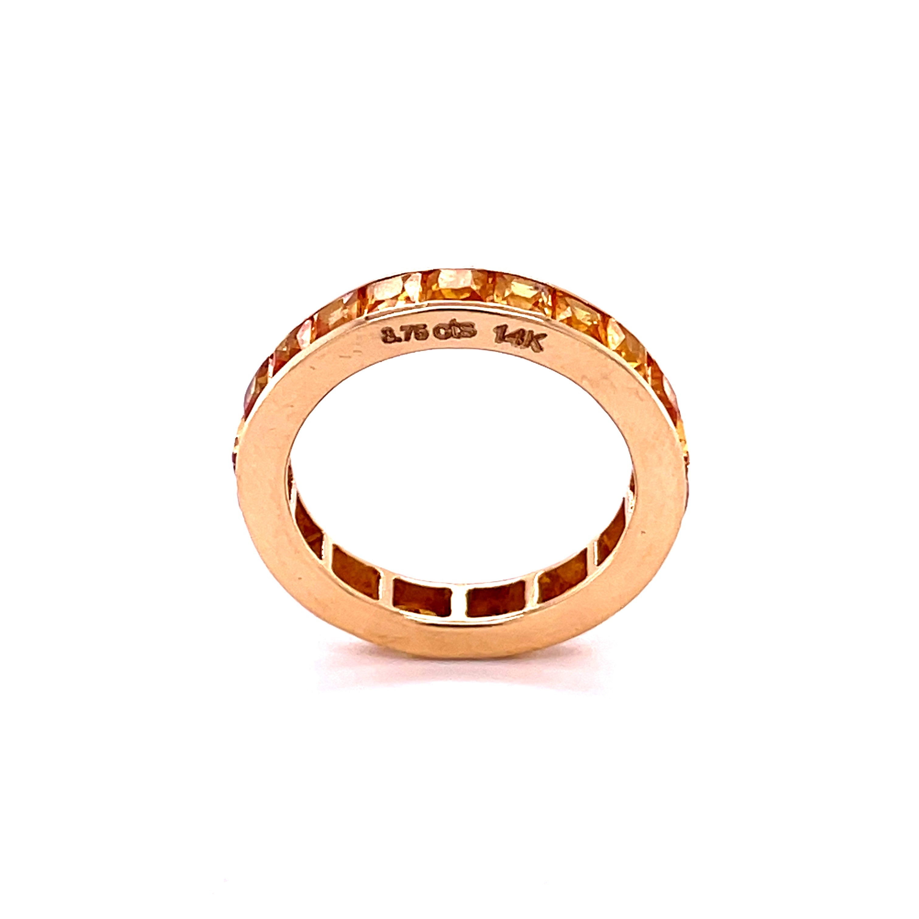 Anillo De Zafiro De Oro De 14K 3.75 Ct.
