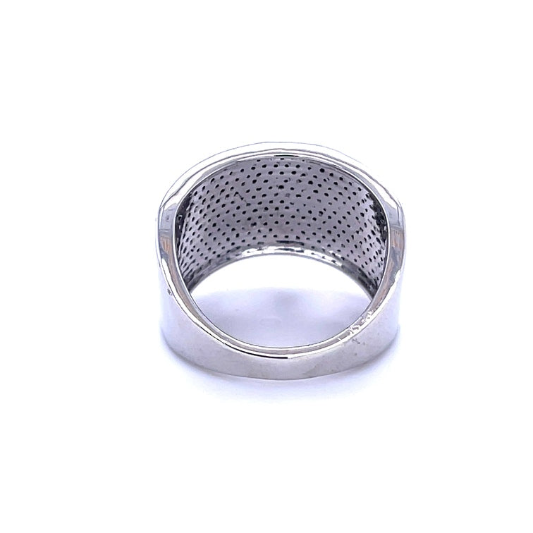 Anillo De Oro Blanco De 14 Quilates Con Diamantes 1.27 Ct.