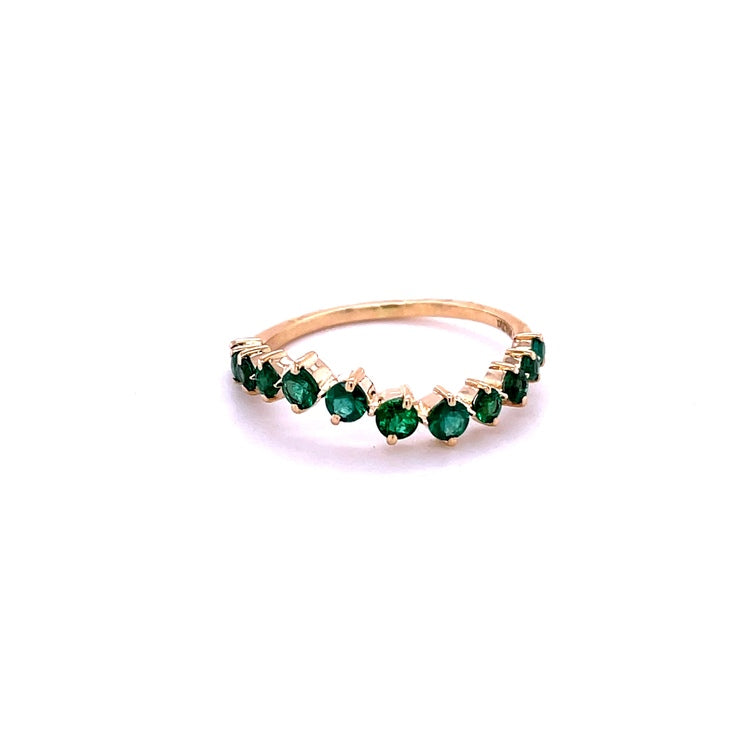 Anillo Esmeralda De 14K 0.75 Ct.