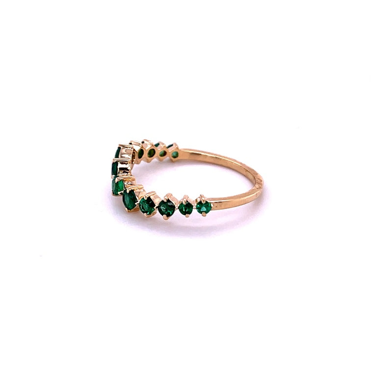 Anillo Esmeralda De 14K 0.75 Ct.