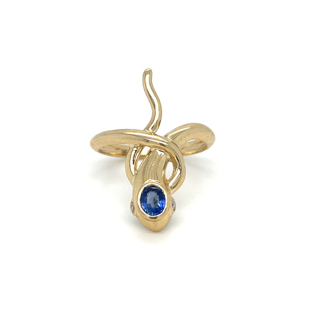 Anillo De Serpiente 0.49 Ct.