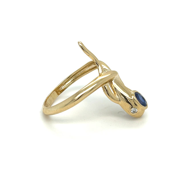 Anillo De Serpiente 0.49 Ct.