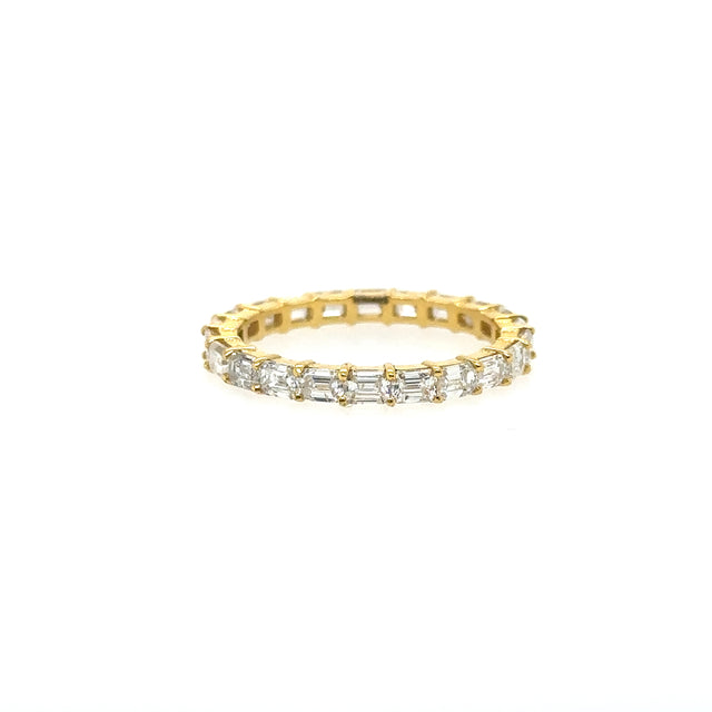 Anillo De Oro Amarillo Y Diamantes 2.01 Ct.