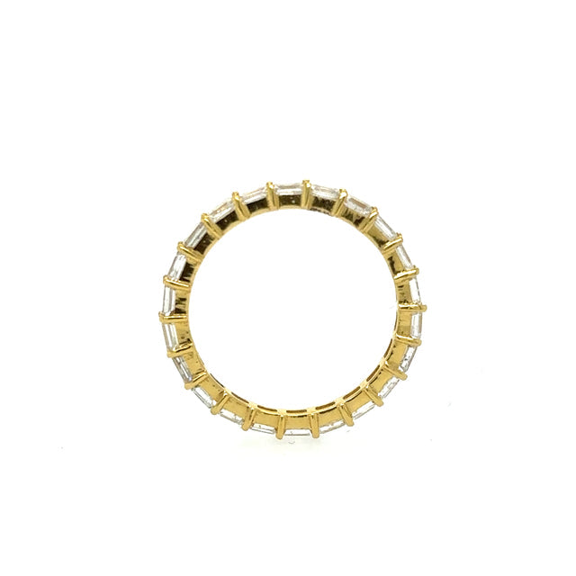 Anillo De Oro Amarillo Y Diamantes 2.01 Ct.