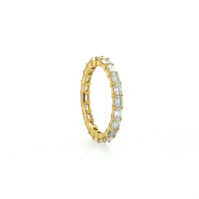 Anillo De Oro Amarillo Y Diamantes 2.01 Ct.