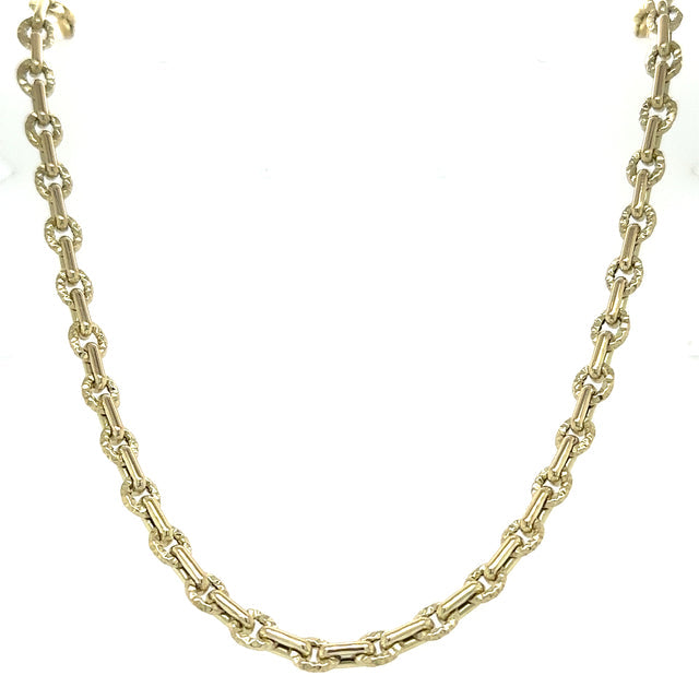 Collar De Oro Amarillo De 14Kt   10.15 G