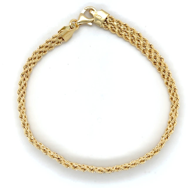 Pulsera De Oro Amarillo De 14Kt De   4.05 G